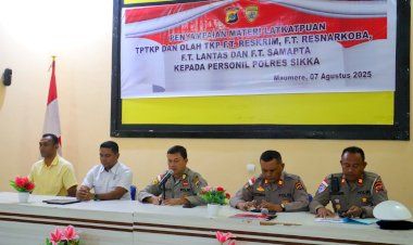 Empat-Fungsi-Polres-Sikka-Gelar-Pelatihan-Penanganan-Awal-TPTKP-dan-Olah-TKP