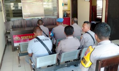 Binroh-Rutin-Polres-Sikka:-Perkuat-Iman,-Bentuk-Karakter-Humanis-Personel-Polri