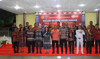 Meriah-dan-Penuh-Nasionalisme,-Malam-Resepsi-Kenegaraan-HUT-RI-ke-80-Digelar-di-Sikka