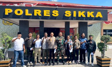 SERUAN-MORAL-KAPOLRES-SIKKA,-DANDIM-1603-SIKKA-BERSAMA-PERWAKILAN-ELEMEN-MASYARAKAT-KABUPATEN-SIKKA