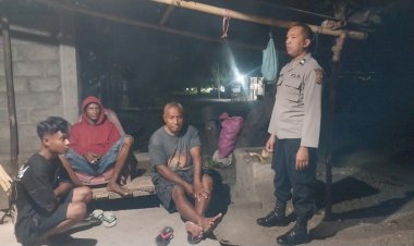 Polsek-Nelle-Gelar-Patroli-Malam,-Warga-Rasakan-Rasa-Aman