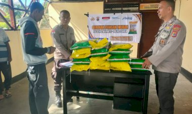 Polres-Sikka-Polda-NTT-Gelar-Gerakan-Pangan-Murah-Bersama-Bulog,-1.000-Kg-Beras-Ludes-Terjual