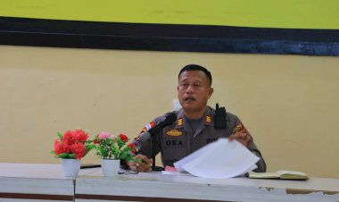 Polres-Sikka-Polda-NTT-Gelar-Anev-Mingguan,-Kabag-Ops-Tekankan-Kewaspadaan-Situasi-dan-Antisipasi-Bencana-Gunung-Lewotobi
