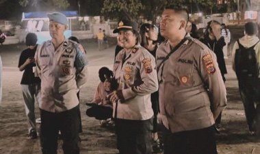 “Hari-Ketiga-Festival-Jelajah-Maumere,-Polres-Sikka-Polda-NTT-Gelar-Apel-Personel-dan-Pengamanan