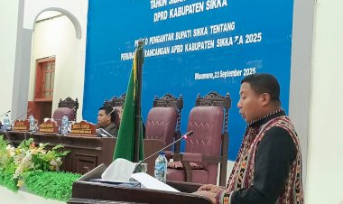 “Situasi-Kondusif,-Polres-Sikka-Polda-NTT-Intensifkan-Monitoring-Sidang-Paripurna-DPRD-Kabupaten-Sikka