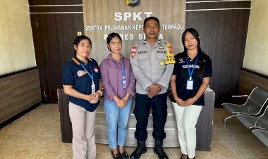 Mahasiswa-Komunikasi-UNIPA-Maumere-Wawancarai-Kanit-SPKT-Polres-Sikka,-Gali-Proses-Pelayanan-Cepat-Pengaduan-Masyarakat