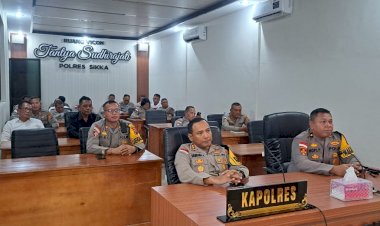 Polres-Sikka-Polda-NTT-Ikuti-Groundbreaking-SPPG-Secara-Daring,-Dukung-Peningkatan-Kesiapsiagaan-dan-Pelayanan-Kepolisian