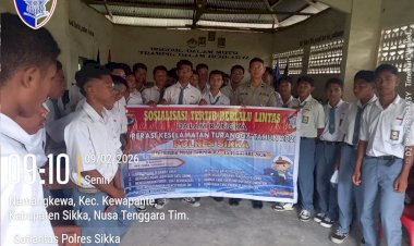 Bangun-Generasi-Pelopor-Keselamatan,-Satlantas-Polres-Sikka-Polda-NTT-Sosialisasikan-Operasi-Turangga-2026