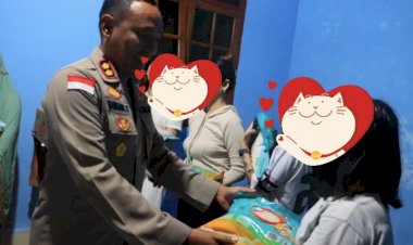 Kapolres-Sikka-Tunjukkan-Kepedulian-Nyata,-Salurkan-Bantuan-Sosial-bagi-Korban-Dugaan-TPPO-di-Rumah-Perlindungan-St.-Monika