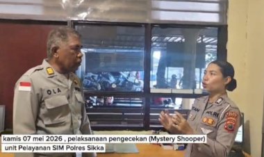 Pelaksanaan-Mystery-Shopper-Pelayanan-SIM-Satlantas-Polres-Sikka