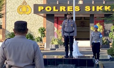 “Jelang-Hari-Bhayangkara-ke-80,-Wakapolres-Sikka-Tekankan-Disiplin-dan-Integritas-Personel”
