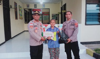 Wujud-Nyata-Pengabdian-Polri,-Polsek-Nita-Polres-Sikka-Salurkan-Bantuan-Sosial-bagi-Warga-Menjelang-Hari-Bhayangkara-ke-80