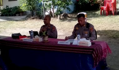 Wakapolres-Sikka-Pimpin-Anev-Mingguan,-Percepatan-Penyelesaian-Kasus-dan-Peningkatan-Patroli-Jadi-Penekanan-Utama