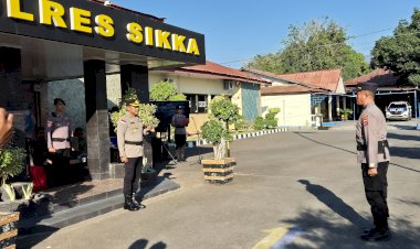 “Apel-Kesiapsiagaan-Karhutlah-2026,-Polres-Sikka-Perkuat-Sinergi-dan-Siapkan-Respons-Cepat-Hadapi-Ancaman-Kebakaran”