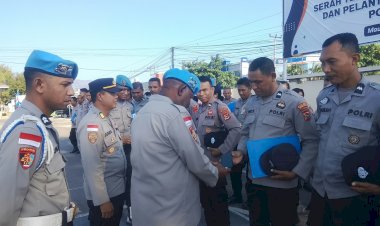 Polres-Sikka-Tingkatkan-Disiplin-Personel,-Propam-Laksanakan-Gaktiblin-Usai-Apel-Pagi