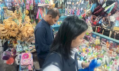 Satres-Narkoba-;-Di-Balik-Operasi-Sarang-Narkoba,-Puluhan-Kosmetik-Diduga-Ilegal-Ditemukan-di-Pasar-Tingkat