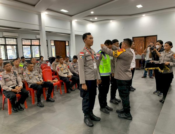 Jelang Natal dan Tahun Baru, Polres Sikka Polda NTT Matangkan Strategi Lewat Latpraops Lilin Turangga