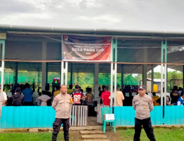 Ratusan Penonton Padati Lapangan, Desa Paga Cup 2025 Berlangsung Aman dan Meriah