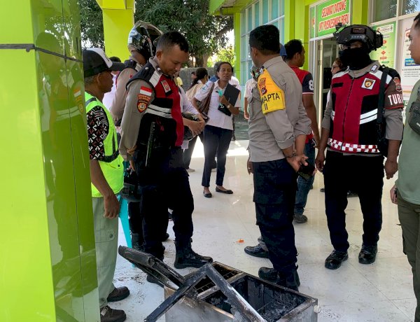 Ledakan Oven Sterilisator, Respons Cepat Polres Sikka Polda NTT Selamatkan Puskesmas Beru
