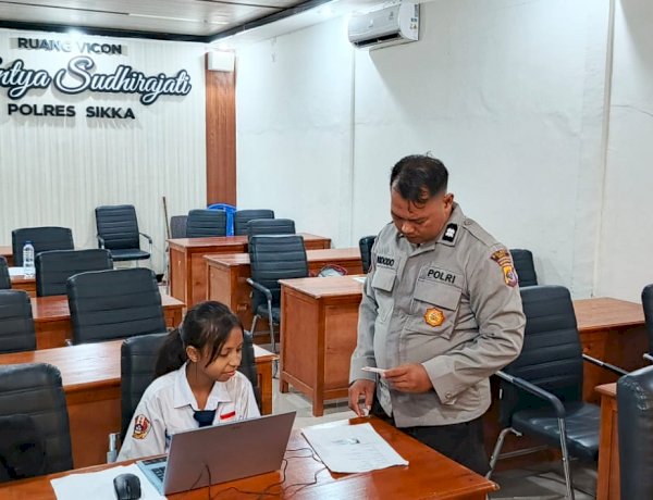 Seleksi Ketat Calon Taruna, Polres Sikka Polda NTT Sukses Gelar Tryout NST SMA Kemala Taruna Bhayangkara