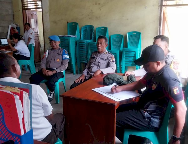 Kapolsek Bola Konsisten Perkuat Desa, Antisipasi Judi dan Konflik Jelang Pilkades