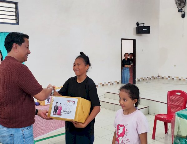 Sentuhan Kasih Wakapolda NTT dan Bhayangkari, Hadirkan Harapan di Panti Asuhan Santo Aloysius ALMA Maumere
