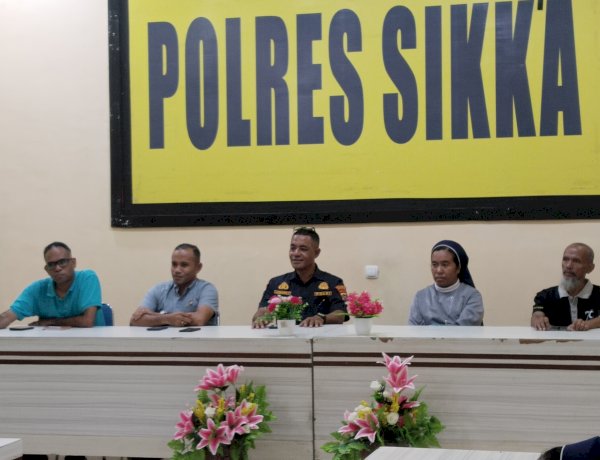 Audiensi TPPO Digelar, Polres Sikka Polda NTT Tegaskan Komitmen Profesional dan Akuntabel