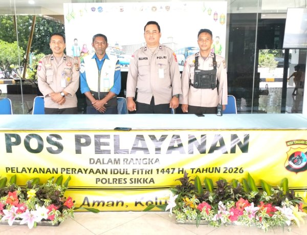 “Gelora, Pelabuhan, Beru, hingga Bandara Terjaga: Operasi Ketupat Turangga 2026 Pastikan Sikka Kondusif Tanpa Celah”