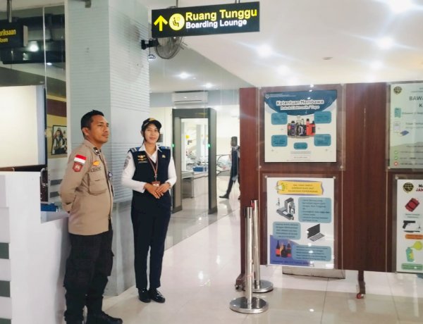 Tanpa Hambatan, Pengamanan Bandara Frans Seda Jamin Kelancaran Arus Penerbangan