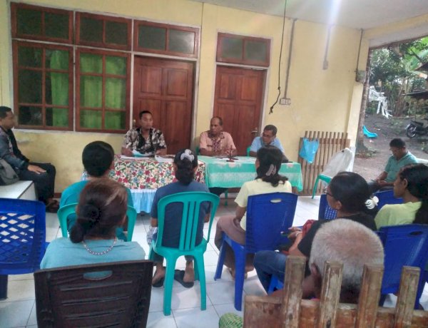 “Bangun Budaya Taat Hukum, Polsek Lela  Polres Sikka Turun Langsung Sosialisasikan KUHP Baru”