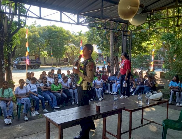 “Strong Point Digelar, Edukasi Dikuatkan: Satlantas Polres Sikka Sikka Tak Beri Ruang Pelanggaran