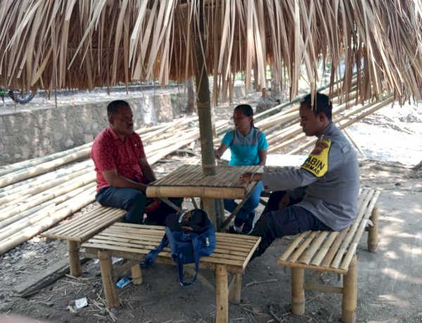 Bhabinkamtibmas Desa Hokor Intensifkan Sambang, Warga Watukrus Siap Bersinergi Jaga Kamtibmas