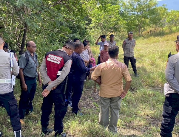 Tanpa Gejolak, Polres Sikka Sukses Amankan Eksekusi Objek Sengketa Tanah di Maumere