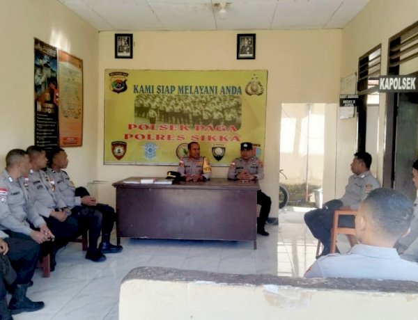 “Jelang Pilkades, Kapolsek Paga Perintahkan Pemetaan Konflik dan Percepat Penanganan 17 Kasus Dalam Anev ”