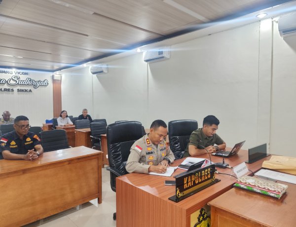 “Penanganan Kasus PPA–PPO Jadi Perhatian Serius, Polres Sikka Ikuti Penguatan Arahan Polda NTT”
