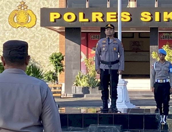 “Jelang Hari Bhayangkara ke-80, Wakapolres Sikka Tekankan Disiplin dan Integritas Personel”
