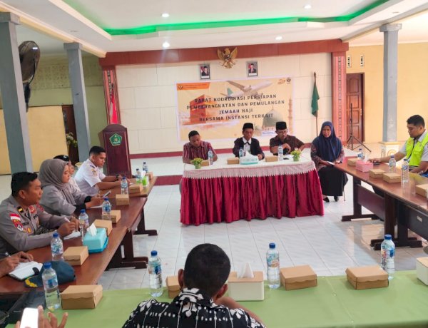 Jelang Kepulangan Jemaah Haji, Polres Sikka Perkuat Sinergi Melalui Rapat Koordinasi
