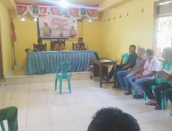 Jumat Curhat Polsek Nita: Kasus Pengerusakan Tanaman hingga Keributan Anak Muda Jadi Sorotan