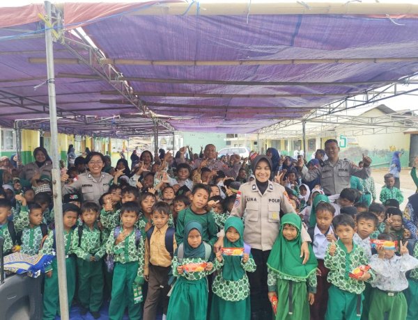 Pulihkan Luka Tak Kasatmata Pascagempa, Polres Sikka Kembalikan Senyum Anak-anak