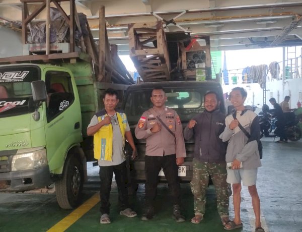 Polres Sikka Kawal Truk Bor PUPR ke Palue, Tiga Titik Pengeboran Air Bersih Disiapkan