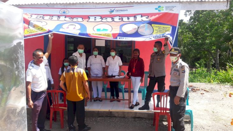Polsubsektor Talibura lalukan Operasi Gabungan Pencegahan Covid-19 di Perbatasan Timur Sikka
