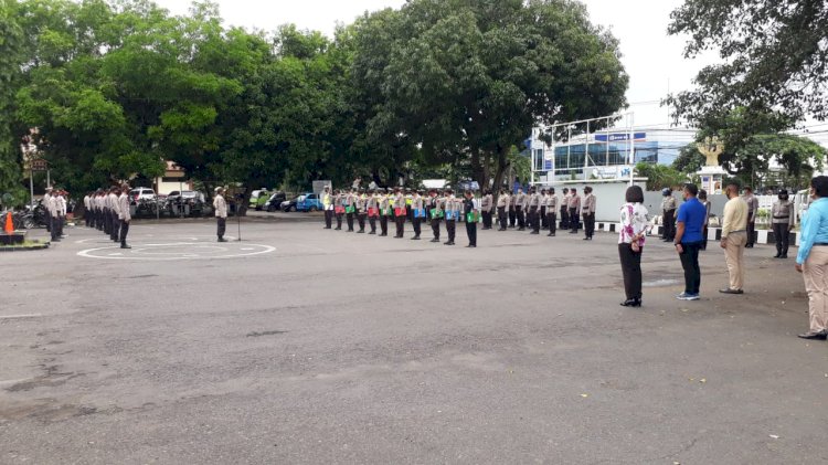 Kapolres Sikka Pimpin Patroli Pengamanan Hari Raya Idul Fitri Di Kab. Sikka