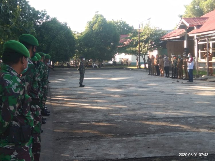 Kapolres Sikka Hadiri Apel Persiapan Penerapan New Normal Tingkat Kab. Sikka