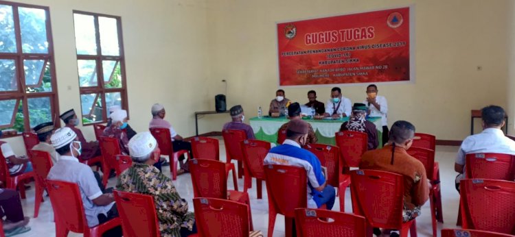 Kapolres Sikka Bersama Ketua PHBI Laksanakan Sosialisasi Pelaksanaan Sholat Idul Adha 1441 H