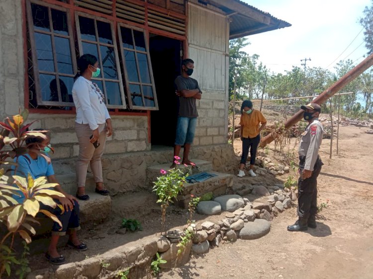 Operasi Yustisi, Polsek Bola Dan Puskesmas Bola Kunjungi Suspek Di Wilayah Kec. Bola Dan Lakukan Himbauan