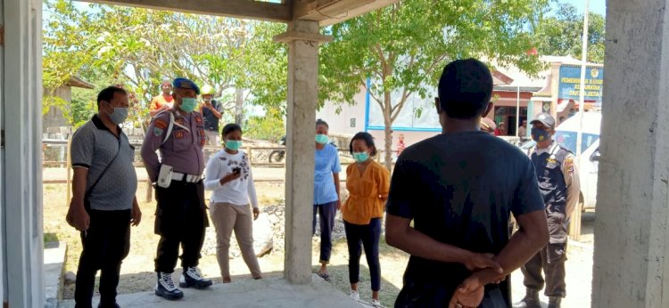 Operasi Yustisi, Polsek Bola Dan Puskesmas Bola Kunjungi Suspek Di Wilayah Kec. Bola Dan Lakukan Himbauan