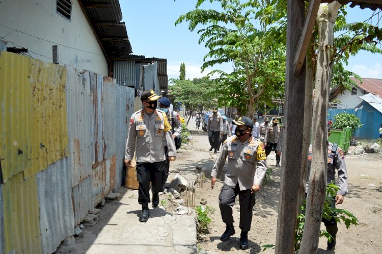 Kapolda NTT Cek Kebersihan Asrama Polres Sikka