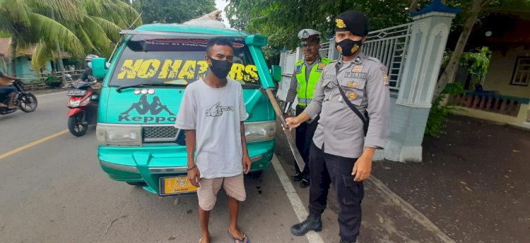 Operasi Pekat, Ipda Bala Pimpin Personilnya Lakukan Patroli Ke Sejumlah Tempat
