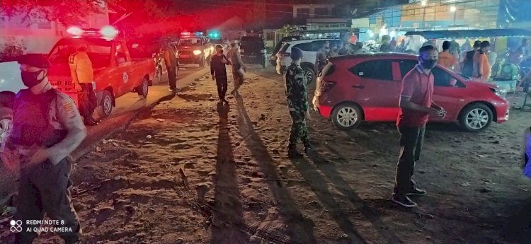 Disiplinkan Penerapan Prokes Covid-19,  Polres Sikka Laksanakan Patroli Gabungan Bersama TNI dan Pemkab Sikka
