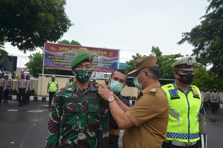 Bupati Sikka Pimpin Apel Gelar Pasukan Operasi Lilin Turangga 2020